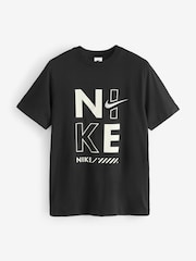 Nike Black Short Sleeve 100% Cotton Boyfriend T-Shirt - Image 6 of 7