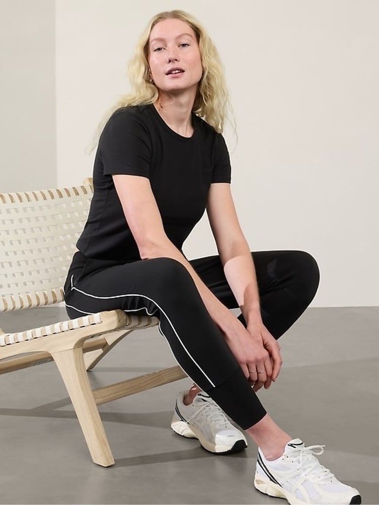 Athleta Black Essential T-Shirt - Image 1 of 2