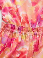 Yellow/Pink Cut-Out Detail Playsuit (3-16yrs) - Image 4 of 6