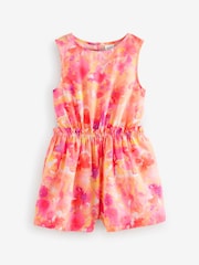 Yellow/Pink Cut-Out Detail Playsuit (3-16yrs) - Image 6 of 6