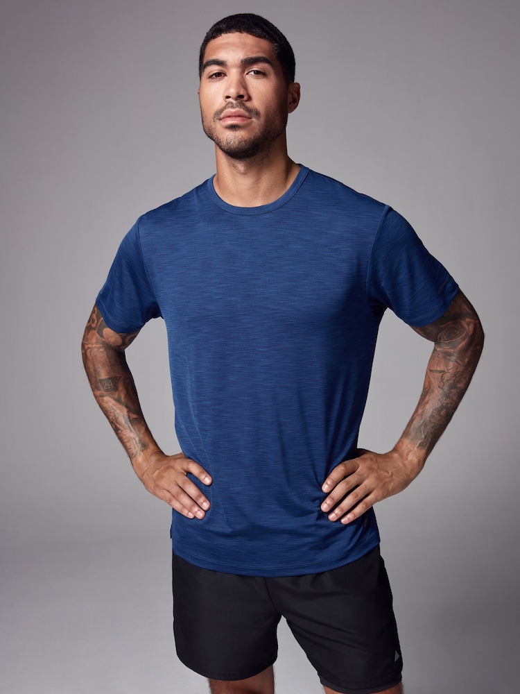 Bright Blue Active Gym Training T-Shirt - Image 3 of 10