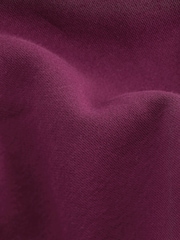 Burgunderrot - Relaxed Fit Quarter Zip Wellness Slogan Graphic Sweatshirt - Image 7 of 7