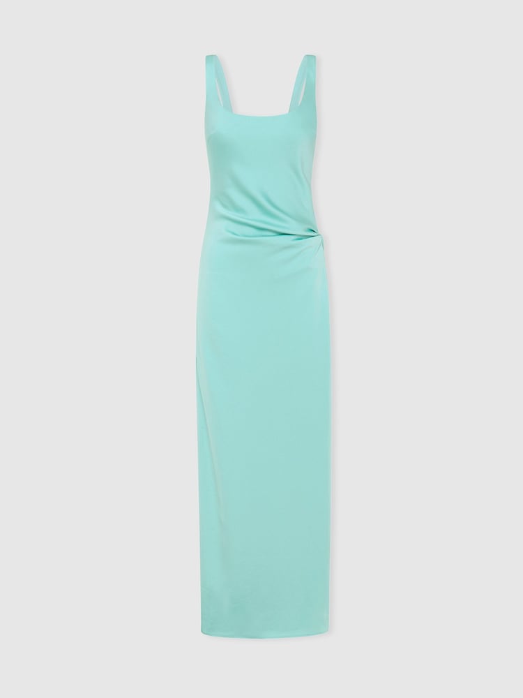 Anna Quan Maxikleid aus Satin mit seitlichem Schlitz - Bild 1 von 1