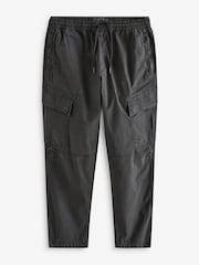 Black Regular Fit Stretch Utility Cargo Trousers - Image 7 of 10