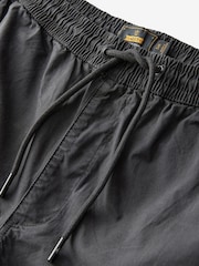Black Regular Fit Stretch Utility Cargo Trousers - Image 8 of 10