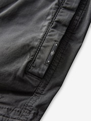 Black Regular Fit Stretch Utility Cargo Trousers - Image 9 of 10