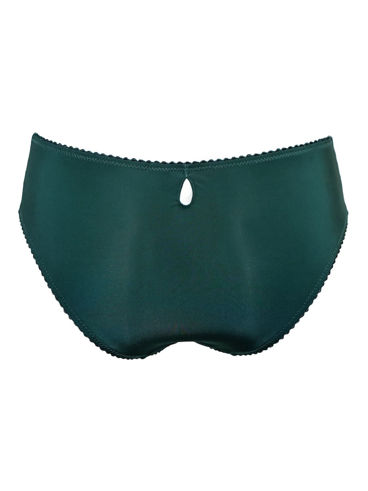 Pour Moi Dark Green Brief Sofia Knickers - Image 4 of 4