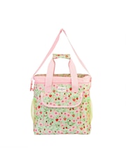 Cath Kidston Green Strawberry Large Cool Bag - Image 1 of 3
