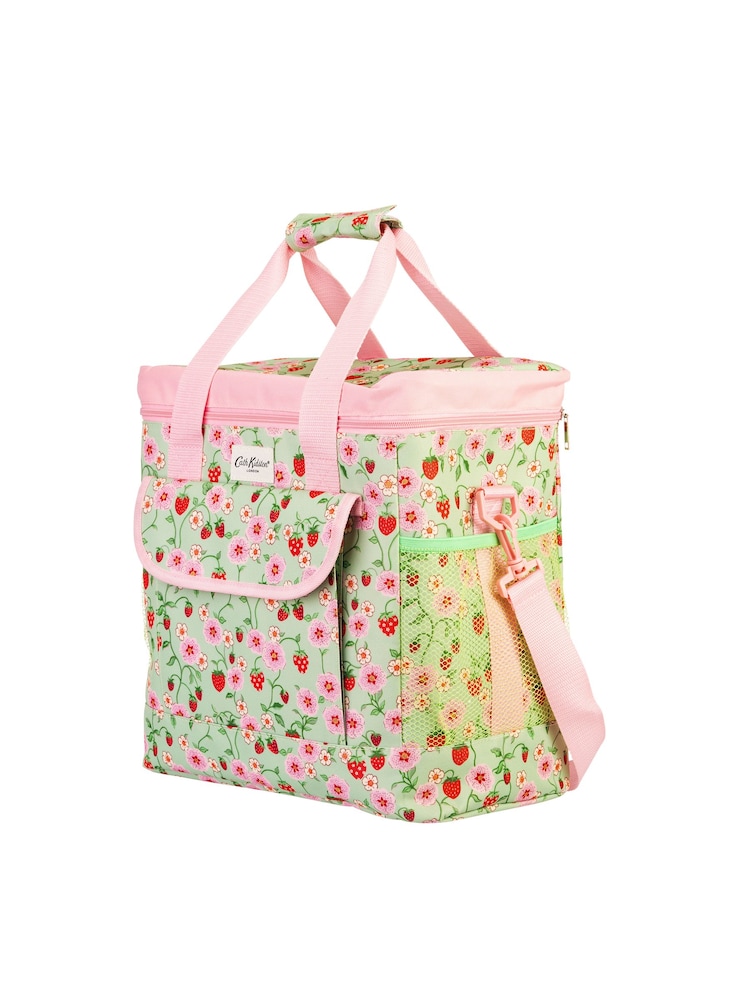 Cath Kidston Green Strawberry Large Cool Bag - Image 2 of 3