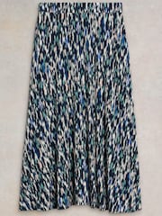 White Stuff Blue Jada EcoVero™ Maxi Skirt - Image 5 of 7
