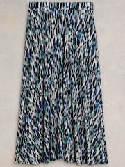 White Stuff Blue Jada EcoVero™ Maxi Skirt - Image 6 of 7