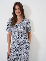 Crew Clothing Blue Jersey Jumpsuit - Image 5 of 6