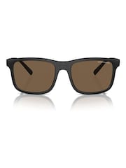 Armani Exchange Ax4145S Rectangle Black Sunglasses - Image 1 of 5