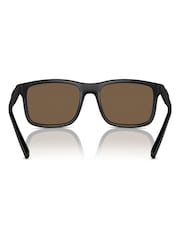 Armani Exchange Ax4145S Rectangle Black Sunglasses - Image 3 of 5