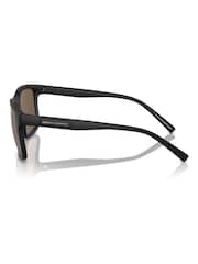 Armani Exchange Ax4145S Rectangle Black Sunglasses - Image 4 of 5