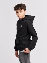 Lee Black Boys Badge 100% Cotton Hoodie - Image 4 of 8
