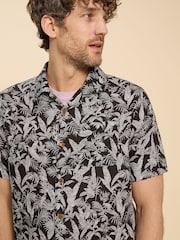 White Stuff Black Monkey Printed Shirt - Image 4 of 7