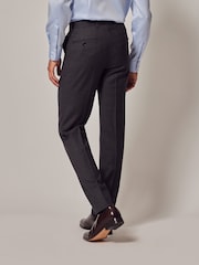 Hawes & Curtis Slim Grey Twill Suit Trousers - Image 2 of 3