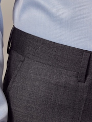 Hawes & Curtis Slim Grey Twill Suit Trousers - Image 3 of 3