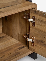 Dark Bronx Oak Effect Ladder TV Unit - Image 6 of 6