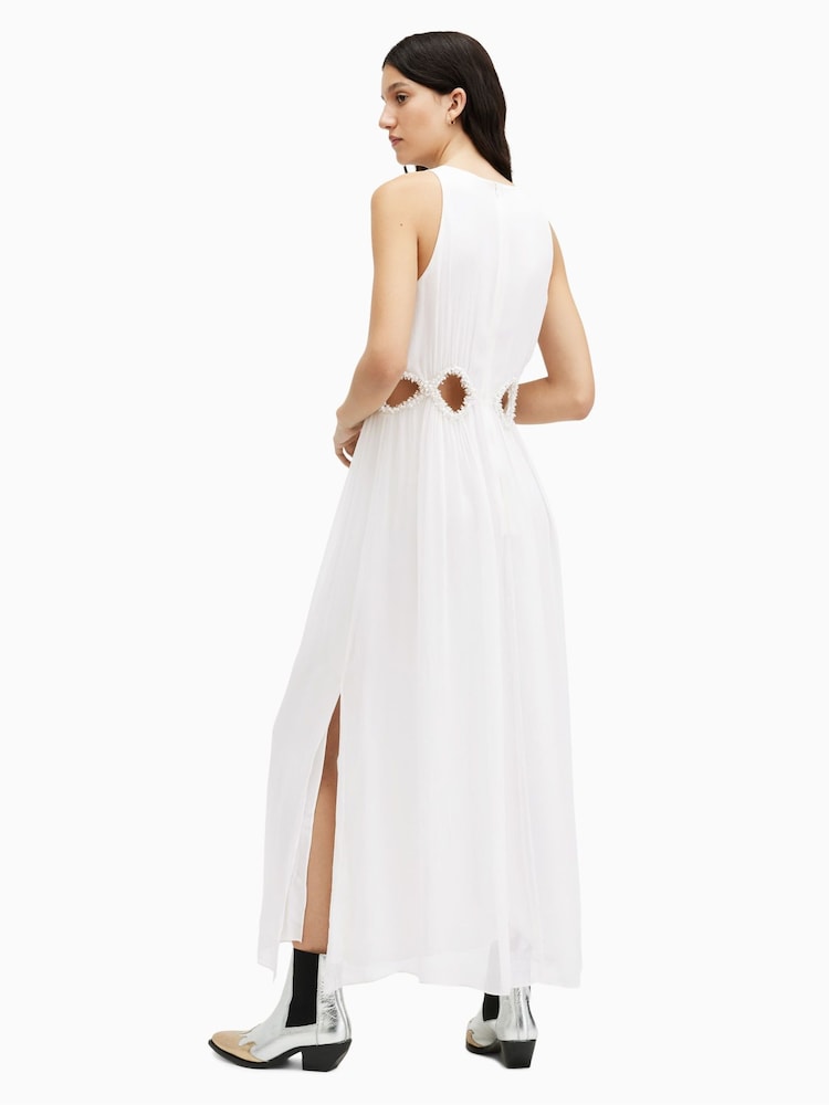 AllSaints White Mabel Dress - Image 2 of 7 AllSaints White Mabel Dress - Image 2 of 7