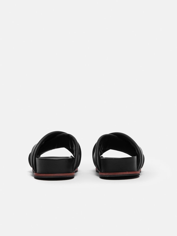 Jigsaw Black Agnes Sliders - Image 5 of 5