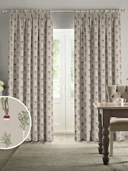 Sophie Allport Grey Homegrown Made to Measure 100% Cotton Curtains - Image 1 of 6