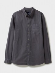 Crew Clothing Classic Fit Garment Dyed Oxford 100% Cotton Shirt - Image 5 of 5