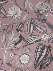 Graham & Brown Purple Amhersts Garden Wallpaper Sample - Image 2 of 3