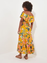 Joe Browns Bardot-Maxikleid mit tropischem Print - Bild 4 von 7