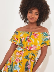 Joe Browns Bardot-Maxikleid mit tropischem Print - Bild 5 von 7