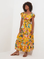 Joe Browns Bardot-Maxikleid mit tropischem Print - Bild 6 von 7
