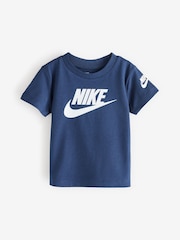 Nike Blue Infant Futura T-Shirt - Image 1 of 1