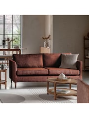 Gallery Home Rust Orange Chelsea Sofa 3 Seater - Image 1 of 7
