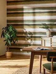 Green Equinox Stripe 10M Wallpaper - Image 1 of 4