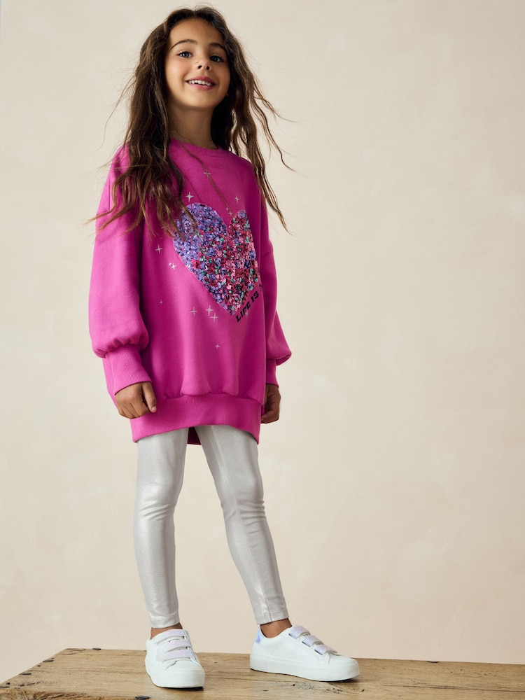 Silver Coated Leggings (3-16yrs) - Image 2 of 8