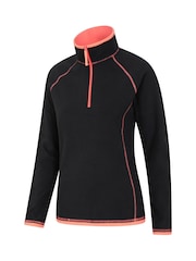 Mountain Warehouse Black Womens Montana Half Zip Fleece - Image 4 of 5