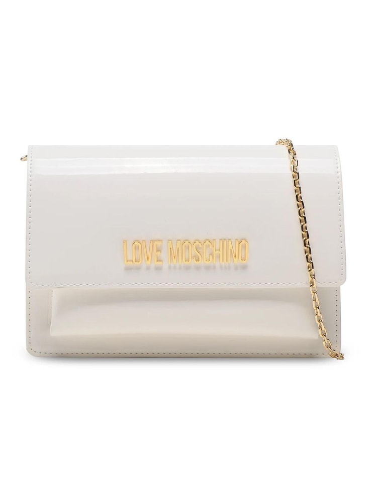 Love Moschino FAUX Leather Crossbody White Bag - Image 1 of 4