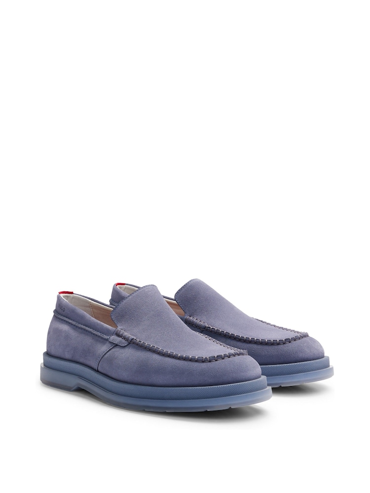 HUGO Suede Loafers - Image 2 of 5