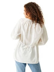 Regatta Cream Long Sleeve Button Shirt - Image 3 of 7