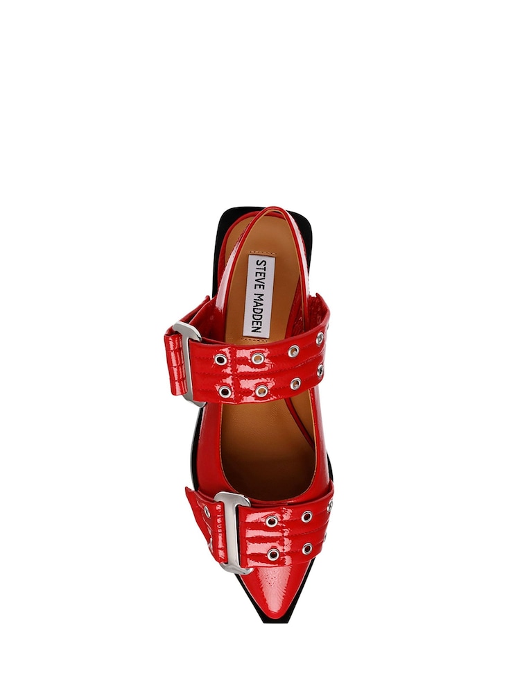 rdeča - Steve Madden Grand Avenue Buckle Slingback čevlji - Slika 8 iz 8 rdeča - Steve Madden Grand Avenue Buckle Slingback čevlji - Slika 8 iz 8