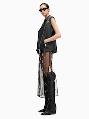 AllSaints Grey Billie Jacket - Image 4 of 10