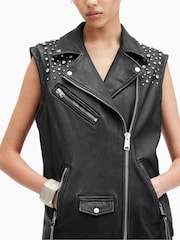 AllSaints Grey Billie Jacket - Image 5 of 10
