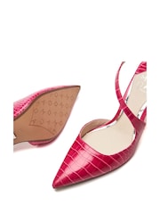 Moda in Pelle Gold Cyanna Kitten Heel Strappy Pointed Shoes - Image 4 of 4
