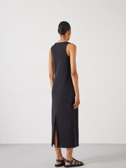 Hush Black Riley Ribbed Maxi Dress - Image 2 of 5