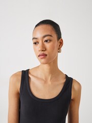 Hush Black Riley Ribbed Maxi Dress - Image 4 of 5