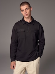 Black Chest Pocket - Camiseta de rugby de manga larga - Imagen 1 de 7