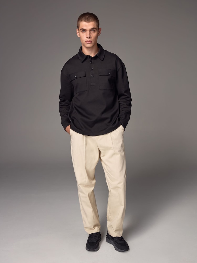 Black Chest Pocket - Camiseta de rugby de manga larga - Imagen 2 de 7