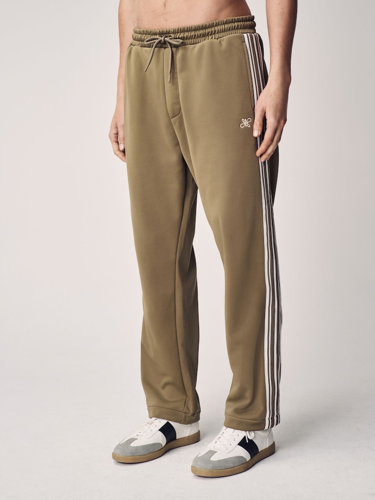 Neutral "Side Stripe Straight Leg Joggers " - Image 1 of 7