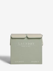 Sage Green Country  Laundry Sorter Basket - Image 3 of 5